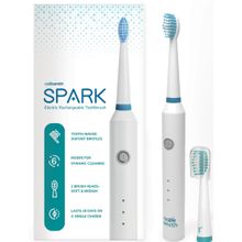 Caresmith Spark Rechargeable Electric Toothbrush | 6 Operating Modes | 2 Brush Heads ( White )