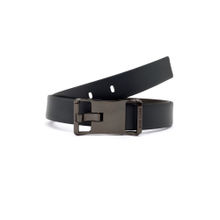 Rare Rabbit Barton Primary Navy Blue Leather Reversible Belts