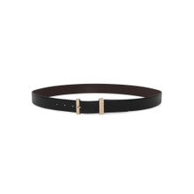 Rare Rabbit Fred Primary Black Leather Reversible Belts