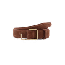 Rare Rabbit Hedvig Dark Brown Leather Belts