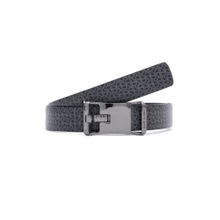 Rare Rabbit Volde Primary Black Leather Belts
