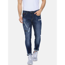 Campus Sutra Men Printed Stylish Casual Denim Jeans