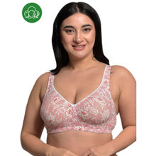 Inner Sense Plus Size Printed Organic Cotton Bamboo Non Padded Side Support Bra