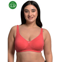 Inner Sense Plus Size Bright Pink Organic Cotton Bamboo Non Padded Side Support Bra