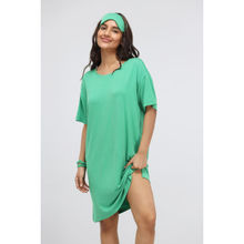 NeceSera Green Bee Modal T Shirt Dress