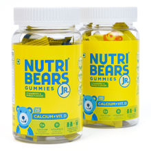 Nutribears Calcium + Vitamin D For Kids And Teens, For Strong Teeth & Bones, Pack Of 2