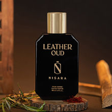 NISARA Leather Oud - Perfume For Men,Eau De Parfum,Long Lasting Spicy-Leather Fragrance
