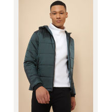 Allen Solly Men Green Solid Full Sleeves Casual Jacket