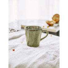 Twig & Twine Austere Ceramic Glazed Olive Green Mugs
