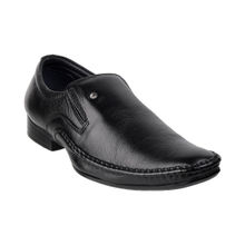 Metro Solid/plain Black Slip Ons