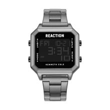 Reaction Kenneth Cole Unisex Digital Stainless Steel Strap Watch - KRWGJ9007808