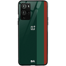 DailyObjects Green Vertical Glass Case Cover For Oneplus 9 Pro
