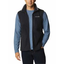 Columbia Black Fast Trek Fleece Vest Jacket