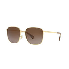 RALPH Women Polarized Brown Lens Square Sunglasses - 0RA41369004T557