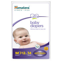 Himalaya Baby Care Baby Diapers Medium - 54 Diapers