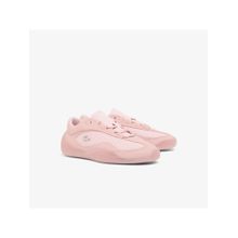 Lacoste Womens Net Low Leather Sneakers - Pink