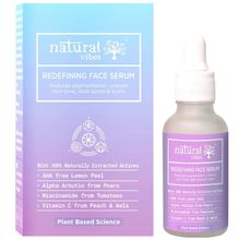 Natural Vibes Redefining Face Serum With Plant Based Alpha Arbutin, Niacinamide & Vitamin C