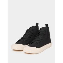 Styli Hi-Top Canvas Lace Up Sneakers