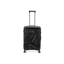 VIP Black Textured Polypropylene Trolley Bag