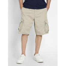 American Eagle Men Beige Flex Lived-In Cargo Short