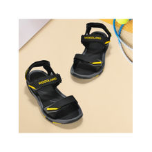 WOODLAND Mens Black Sports Sandals