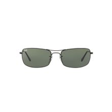 Ray-Ban 0RB3334I Green Highstreet Rectangular Sunglasses (61 mm)