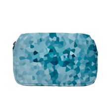 Crazy Corner Blue Crystal Printed Portable Cosmetic Pouch
