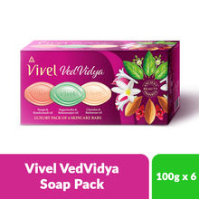 Vivel Vedvidya Luxury Skincare Soaps (Pack Of 6)