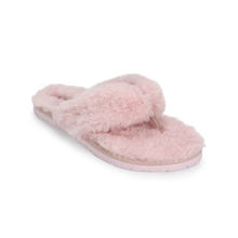 Truffle Collection Pink Fur Flip Flops