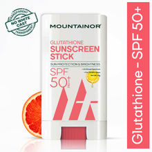 Mountainor Glutathione Face Suscreen Stick, UVA/B PA++++ Skin Brightening & No White Cast