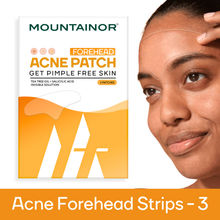 Mountainor Forehead Acne Pimple Patch Strips, Salicylic Acid Spot Corrector, Blackhead & Whitehead