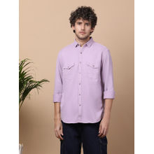 KUONS AVENUE Men Cotton Twill Snap Button Shirt
