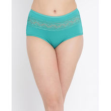 Clovia Cotton Spandex High waist Outer elastic Hipster Panty