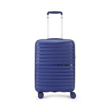 Skybags Flot Blue Hard Luggage 8-Wheel Suitcase Cabin Trolley Bags