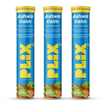 PLIX KSM-66 AshwagandhaEffervescent Tablets For Sexual Health and Stress Relief- Lemon Twist