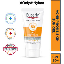 Eucerin Oil Control Dry Touch Sunscreen Gel-Cream SPF50+ For Acne-Prone Skin, Ultra Light Texture