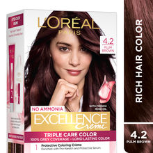 L'Oreal Paris Excellence Creme Hair Color - 4.2 Plum Brown
