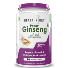 HealthyHey Nutrition Panax Ginseng - Veg Capsules
