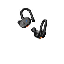 Skullcandy Push Active True Wireless Earbuds (True Black, Orange)