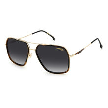 Carrera Sunglasses Dark Grey Shaded Lens Rectangular Sunglass Havana Frame