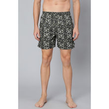 Van Heusen Men Elasticized Waistband & Printed Boxer Shorts - Grey