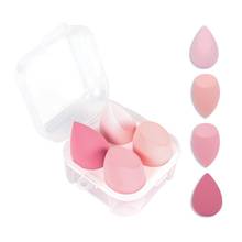 Feel Good Club Blender Bakery - 4 Makeup Sponges In Box (Beauty Applicator Puffs & Storage Case)