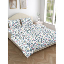 Haus & Kinder Regal Bloom 144 Tc Bedsheet with Pillow Covers