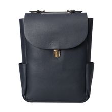 OUTBACK London Leather Backpack Navy