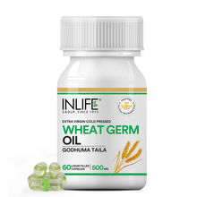INLIFE Wheat Germ Oil (Godhuma Taila) - 500mg (60 Capsules)