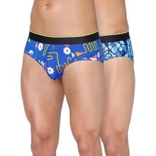 Bummer Men'S Printed Micro Modal Briefs Underwear (Pack of 2)