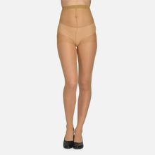 Mod & Shy Women Solid Semi-sheer Thigh-high Pantyhose Stockings - Beige (ONESIZE)