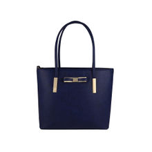 Giordano Navy Blue Solid Tote Bag