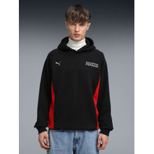 Puma Ferrari Lifestyle Men's Black Printed Hoodie