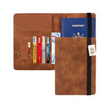 NFI Essentials Passport Holder Cover Wallet Travelling Rfid Blocking Pu Leather